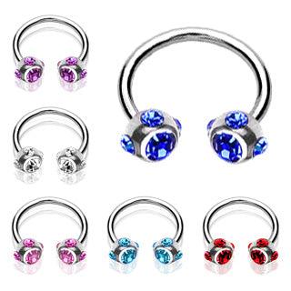 Treuheld® Schwarzes Hufeisen-Piercing – 1,0 Mm Stärke, 4 Größen, Aus Nickelfreiem Chirurgenstahl