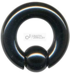 Ball Closure Klemmring Piercing Prinz Albert XXL schwarz Intim