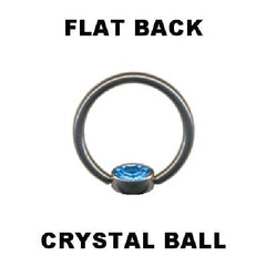 Lippenbändchen Piercing aus Titan mit Zirkonia Stein