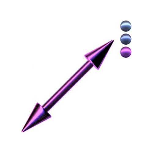 Barbell Hantel aus Titan mit zwei Spikes