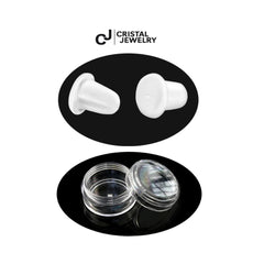 Ohrstecker Kleeblatt Glücksbringer Zirkonia Herz Steinchen 925er Silber Damen Mädchen