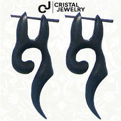 Maui Ohrringe aus Holz in edler Optik