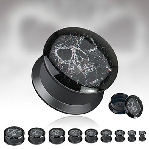 Ohr Tunnel mit Totenkopf