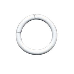 Segmentring Piercing aus Chirurgenstahl weiß