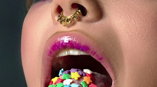 Septum und Nasenpiercings bei Cristal Jewelry