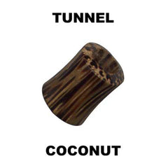 Plug aus Coconut für Gedehnte Ohrlöcher.