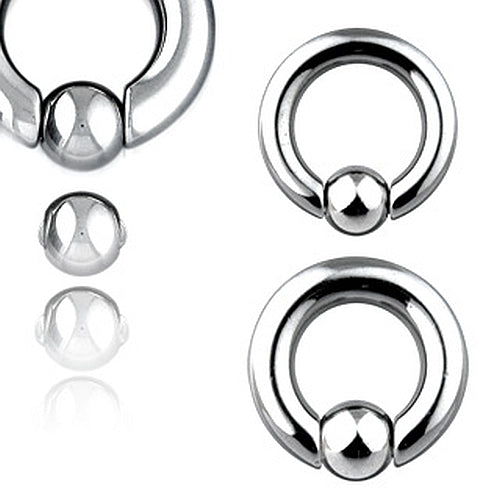 BCR Piercing Klemmring silber C316L 